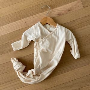 August River x Snuggle Me Organic Cotton Gown